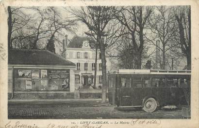 CPA FRANCE 93 "Livry Gargan, la mairie" BUS