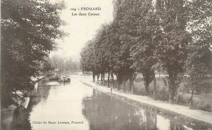 CPA FRANCE 54" Frouard, les deux canaux"