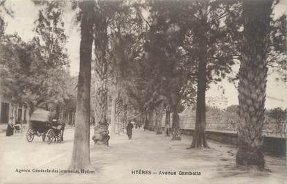 CPA FRANCE 83 "Hyères, Avenue Gambetta "