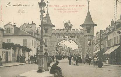 CPA FRANCE 78 "Mantes, vieille porte de Rosny"