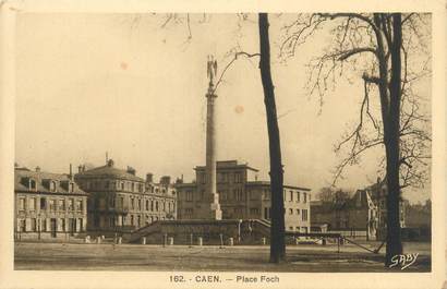 CPA FRANCE 14 "Caen, place Foch"