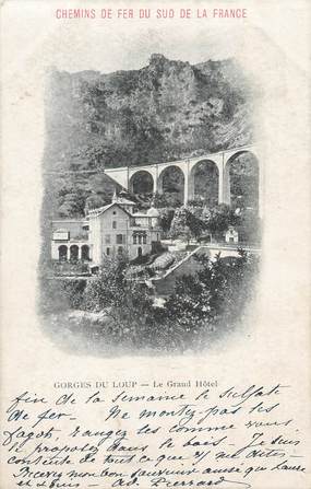 CPA FRANCE 06 "Gorges du Loup, le grand hôtel"