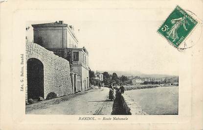 CPA FRANCE 83 "Bandol, Rte Nationale"