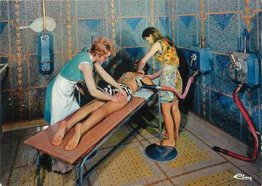 CPSM FRANCE 73 "Aix les Bains, douche massage d'Aix"