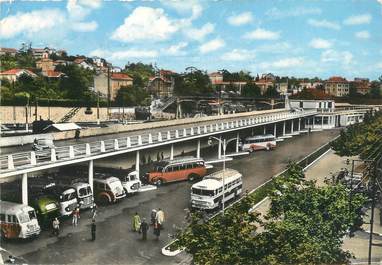 CPSM FRANCE 30 "Alès, la gare" / BUS