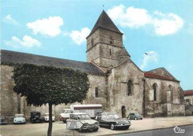 CPSM FRANCE 79 "Chef Boutonne, l'église de Javarzay" / CITROEN
