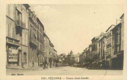 CPA FRANCE 34 "Pezenas, cours Jean Jaurès"