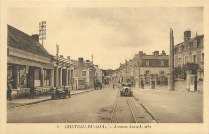 CPA FRANCE 72 "Chateau du Loir, avenue Jean Jaurès"