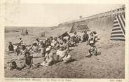 50 Manche CPA FRANCE 50 "Hauteville sur Mer, la plage et la digue"