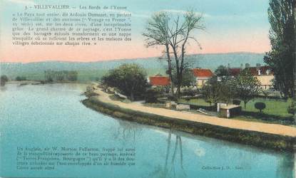 CPA FRANCE 89 "Villevallier, les bords de l'Yonne"