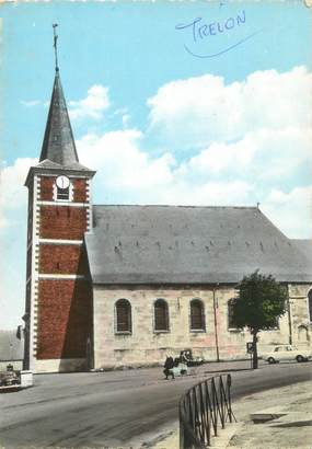CPSM FRANCE 59 "trelon, église Saint léger"