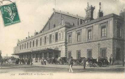 CPA FRANCE 13 "Marseille, la gare"