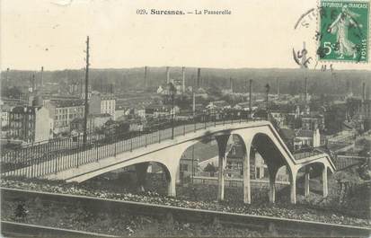 CPA FRANCE 92 "Suresnes, la passerelle"