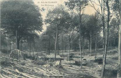 CPA FRANCE 92 "Bois de Clamart, les bûcherons"