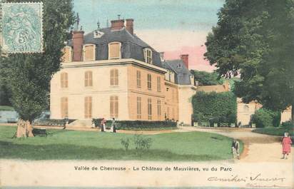 CPA FRANCE 91 "Vallée de Chevreuse, château de Mauvières, vue du parc"