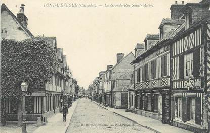 CPA FRANCE 14 "Pont l'Evêque, la grande rue Saint Michel"