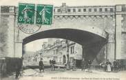 14 Calvado CPA FRANCE 14 "Pont l'Evêque, le pont du chemin de fer et rue Launay"