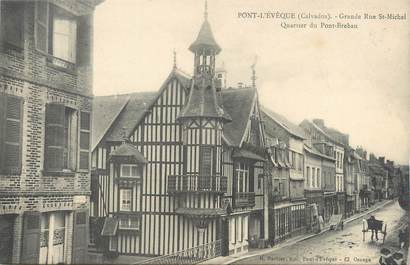 CPA FRANCE 14 "Pont l'Evêque, grande rue Saint Michel "