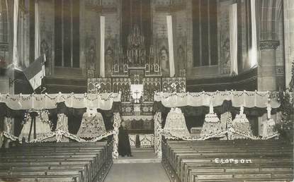 CARTE PHOTO CLOCHE "Baptême de cloches 1932, Saint Maurice"