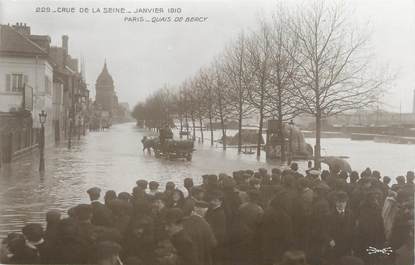 CPA FRANCE 75 "Paris Inondation 1910, quai de Bercy" / Ed. ELECTROPHOT