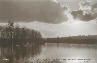CPA FRANCE 75 "Paris Inondation 1910, champ de courses, bois de Boulogne" / Ed. ELECTROPHOT