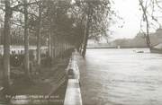 75 Pari CPA FRANCE 75 "Paris Inondation 1910, le barrage quai des tuileries" / Ed. ELECTROPHOT