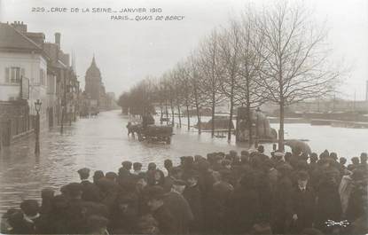 CPA FRANCE 75 "Paris Inondation 1910, quai de Bercy" / Ed. ELECTROPHOT