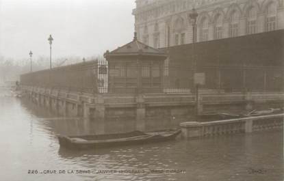 CPA FRANCE 75 "Paris Inondation 1910, gare d'Orsay" / Ed. ELECTROPHOT
