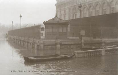 CPA FRANCE 75 "Paris Inondation 1910, gare d'Orsay" / Ed. ELECTROPHOT