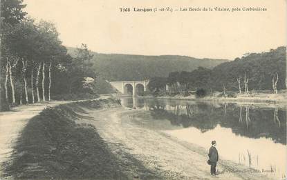 CPA FRANCE 35 "Langon, les bords de la Vilaine"