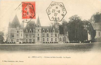 CPA FRANCE 35 "Izé, château de Bois Cornillé, la façade"