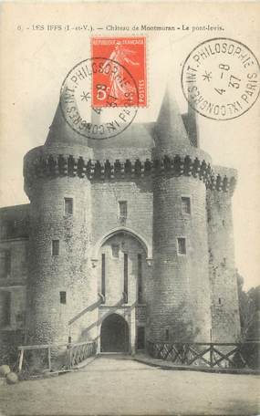 CPA FRANCE 35 "Les Iffs, château de Montmuran, le pont Levis"