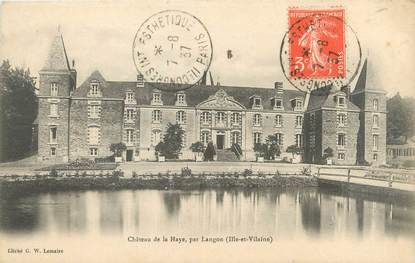 CPA FRANCE 35 "Langon, château de la Haye"