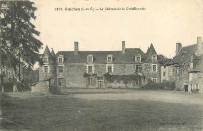 CPA FRANCE 35 "Guichen, le château de la Grézillonnais"