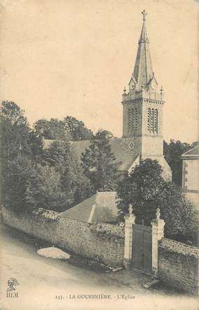 CPA FRANCE 35 "La Gouesnière, l'église"