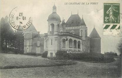 CPA FRANCE 35 "Le Château de la Foret"