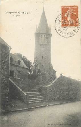 CPA FRANCE 35 "Dompierre du Chemin, l'église"