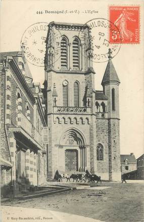 CPA FRANCE 35 "Domagné, l'église"