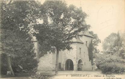CPA FRANCE 35 "Dingé, château de Bougétain"
