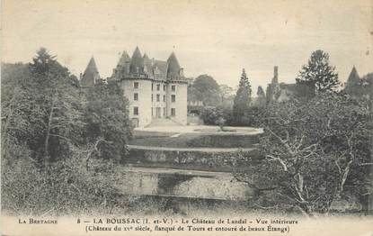 CPA FRANCE 35 "La Boussac, le château de Landal"