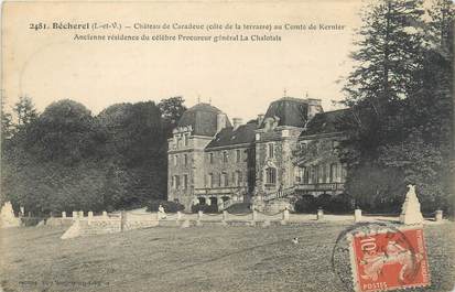 CPA FRANCE 35 "Bécherel, château de Caradeuc"