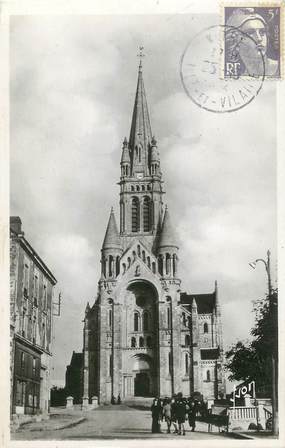 CPSM FRANCE 35 "Vitré, église Sainte Madeleine"