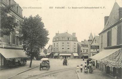 CPA FRANCE 35 "Paramé, le boulevard Châteaubriand"