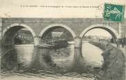 35 Ille Et Vilaine CPA FRANCE 35 "Rennes, pont de la compagnie de l'Ouest" / PENICHE