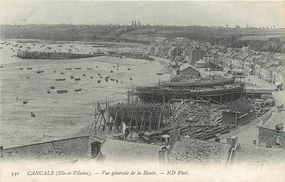 CPA FRANCE 35 "Cancale, vue générale de la Houle"