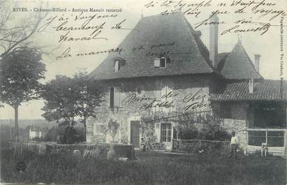 CPA FRANCE 38 "Rives, château Billard, antique Manoir restauré"