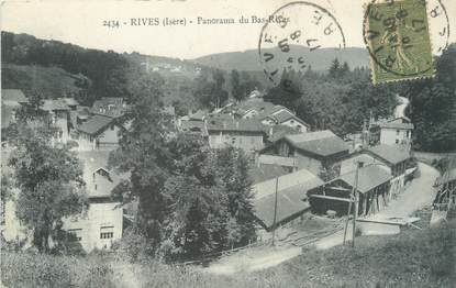 CPA FRANCE 38 "Rives, panorama du Bas Rives"