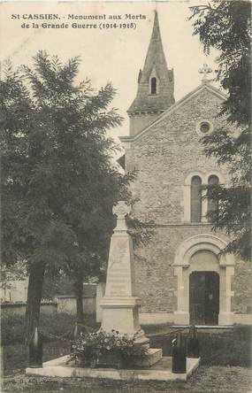 CPA FRANCE 38 "Saint Cassien, monument aux morts"