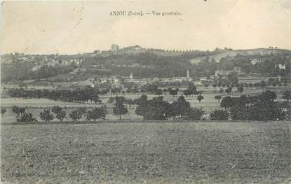 CPA FRANCE 38 "Anjou, vue générale"