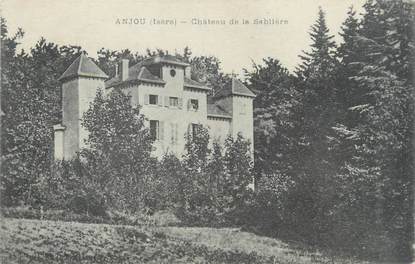 CPA FRANCE 38 "Anjou, château de la Sablière "